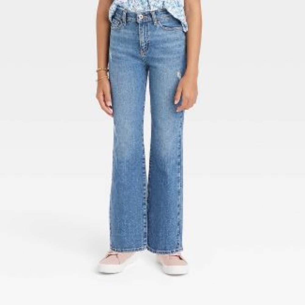 Girls' High-Rise Dad Jeans - art class